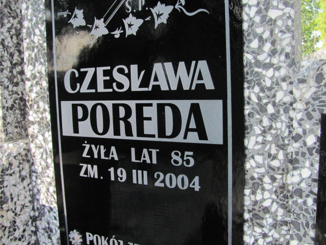 Aleksander Poreda Ostrów Mazowiecka - Grobonet - Wyszukiwarka osób pochowanych