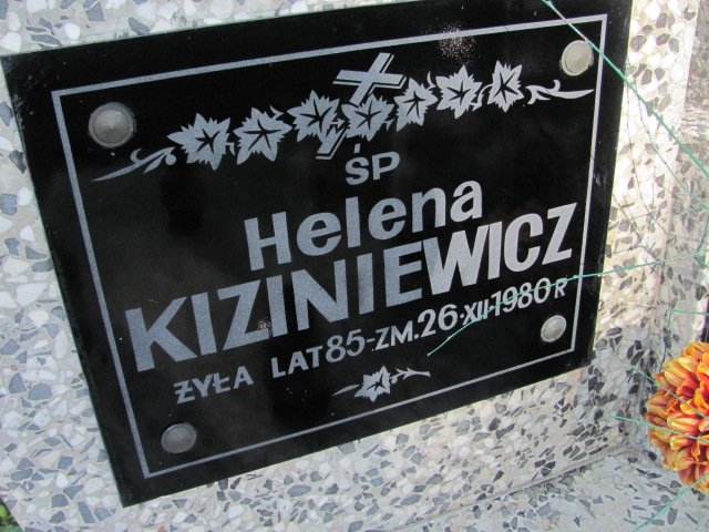 Helena Kiziniewicz Ostrów Mazowiecka - Grobonet - Wyszukiwarka osób pochowanych