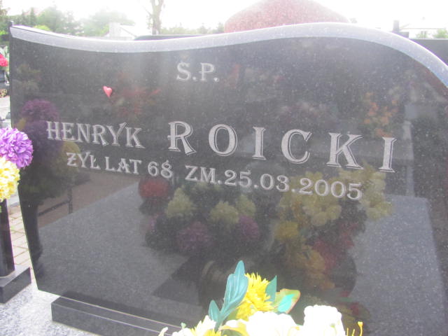 Henryk Roicki 1937 Ostrów Mazowiecka - Grobonet - Wyszukiwarka osób pochowanych