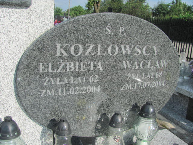 Grób Elżbieta Kozłowska
