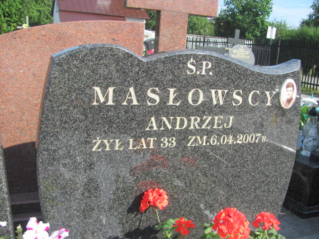 Andrzej Masłowski 1974 Ostrów Mazowiecka - Grobonet - Wyszukiwarka osób pochowanych