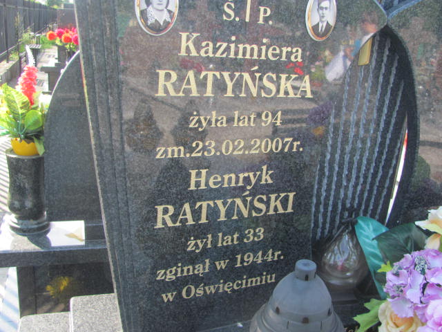 Kazimiera Ratyńska Ostrów Mazowiecka - Grobonet - Wyszukiwarka osób pochowanych