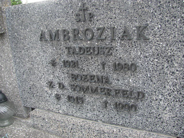 Tadeusz Ambroziak 1921 Ostrów Mazowiecka - Grobonet - Wyszukiwarka osób pochowanych