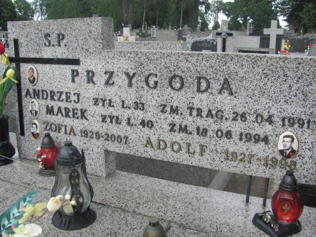 Andrzej Dariusz Przygoda 1957 Ostrów Mazowiecka - Grobonet - Wyszukiwarka osób pochowanych