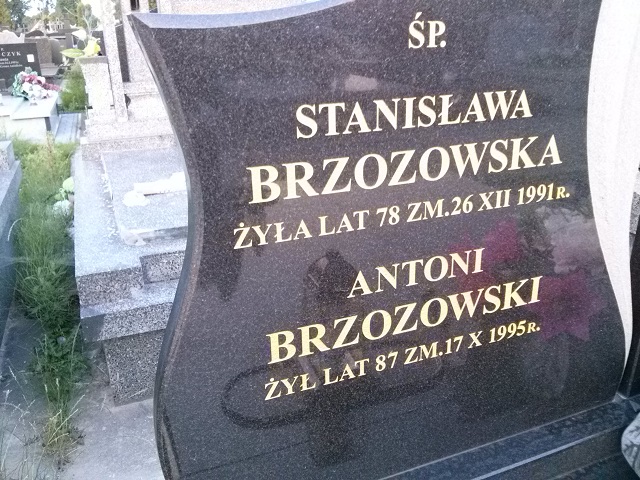 Stanisława Brzozowska 1913 Ostrów Mazowiecka - Grobonet - Wyszukiwarka osób pochowanych