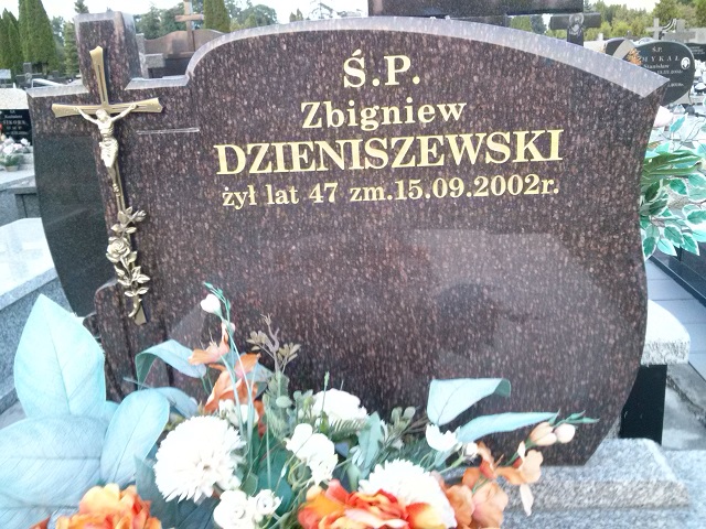 Zbigniew Dzieniszewski 1955 Ostrów Mazowiecka - Grobonet - Wyszukiwarka osób pochowanych