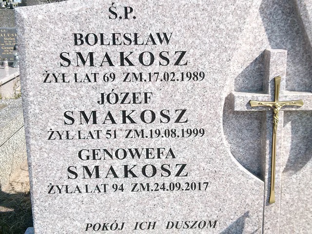 Genowefa Smakosz Ostrów Mazowiecka - Grobonet - Wyszukiwarka osób pochowanych