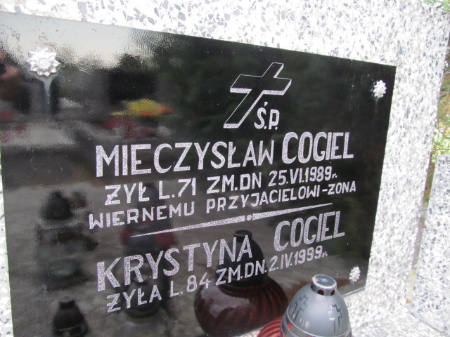 Krystyna Cogiel 1915 Ostrów Mazowiecka - Grobonet - Wyszukiwarka osób pochowanych