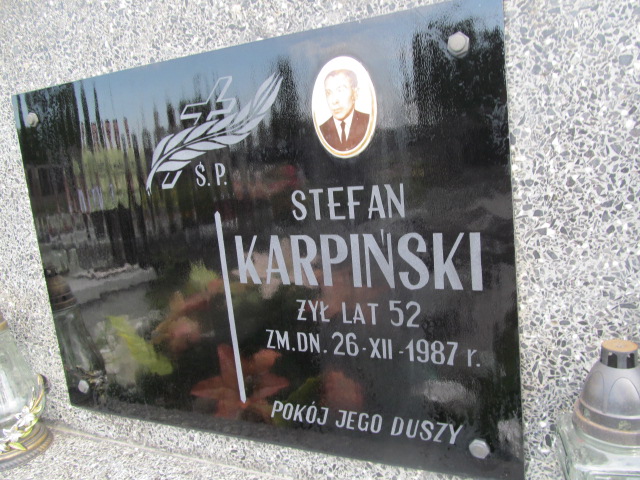 Stefan Karpiński 1935 Ostrów Mazowiecka - Grobonet - Wyszukiwarka osób pochowanych