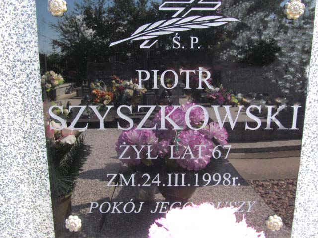 Piotr Szyszkowski 1930 Ostrów Mazowiecka - Grobonet - Wyszukiwarka osób pochowanych