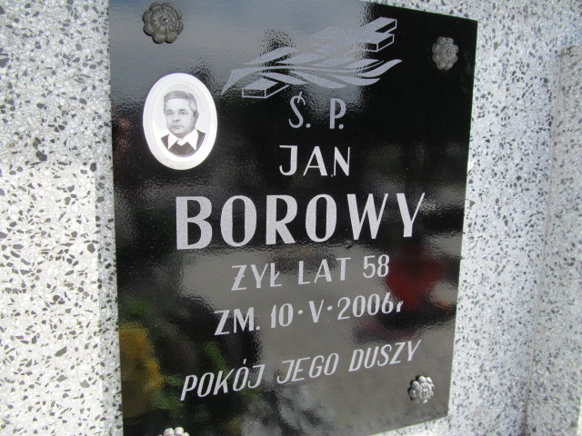 Jan Borowy 1948 Ostrów Mazowiecka - Grobonet - Wyszukiwarka osób pochowanych