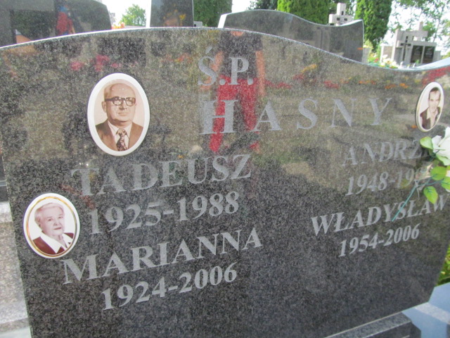 Tadeusz Hasny 1925 Ostrów Mazowiecka - Grobonet - Wyszukiwarka osób pochowanych