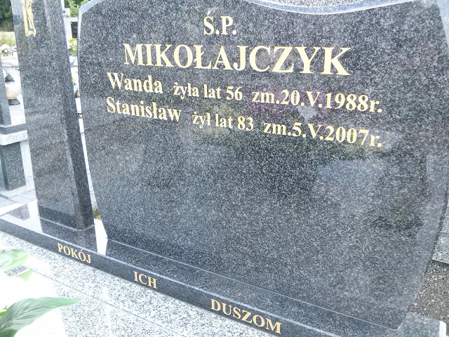 Stanisław Mikołajczyk 1924 Ostrów Mazowiecka - Grobonet - Wyszukiwarka osób pochowanych