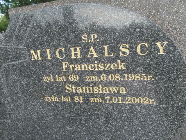 Stanisława Michalska Ostrów Mazowiecka - Grobonet - Wyszukiwarka osób pochowanych