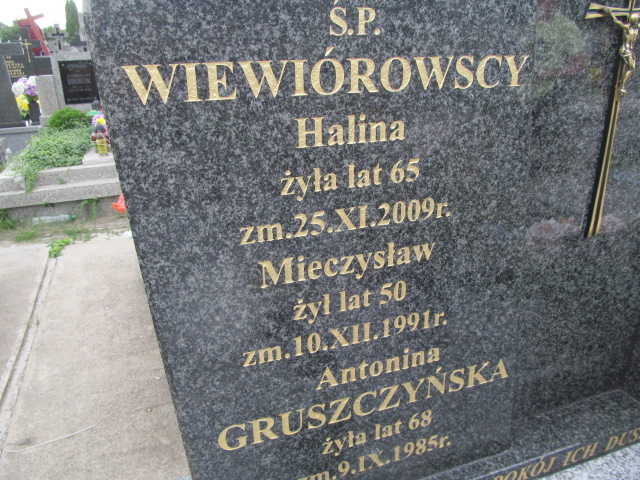 Antonina Gruszczyńska 1917 Ostrów Mazowiecka - Grobonet - Wyszukiwarka osób pochowanych
