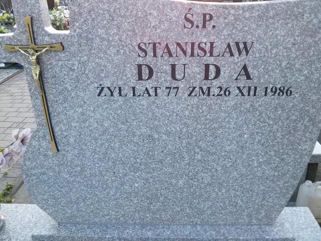 Stanisław Duda Ostrów Mazowiecka - Grobonet - Wyszukiwarka osób pochowanych